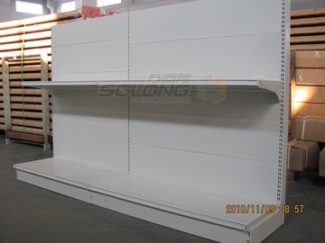 Trung Quốc Cửa hàng tạp hóa trắng Slatwall Kệ nhiều lớp bền cho các cửa hàng chuỗi nhà cung cấp